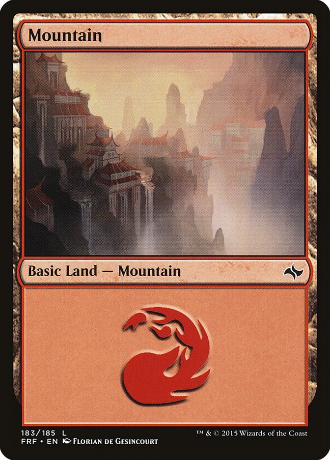 Mountain card front