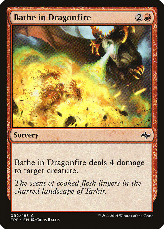 Bathe in Dragonfire card front