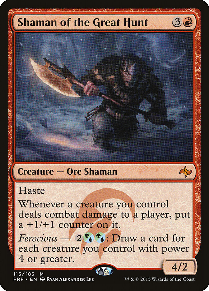 Shaman of the Great Hunt card front