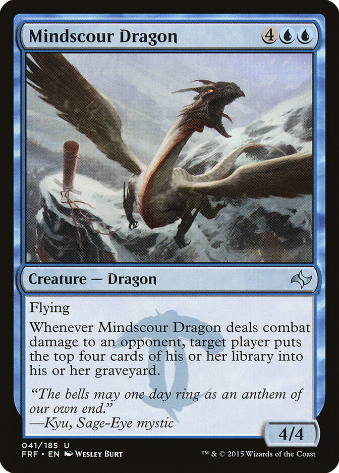 Mindscour Dragon card front