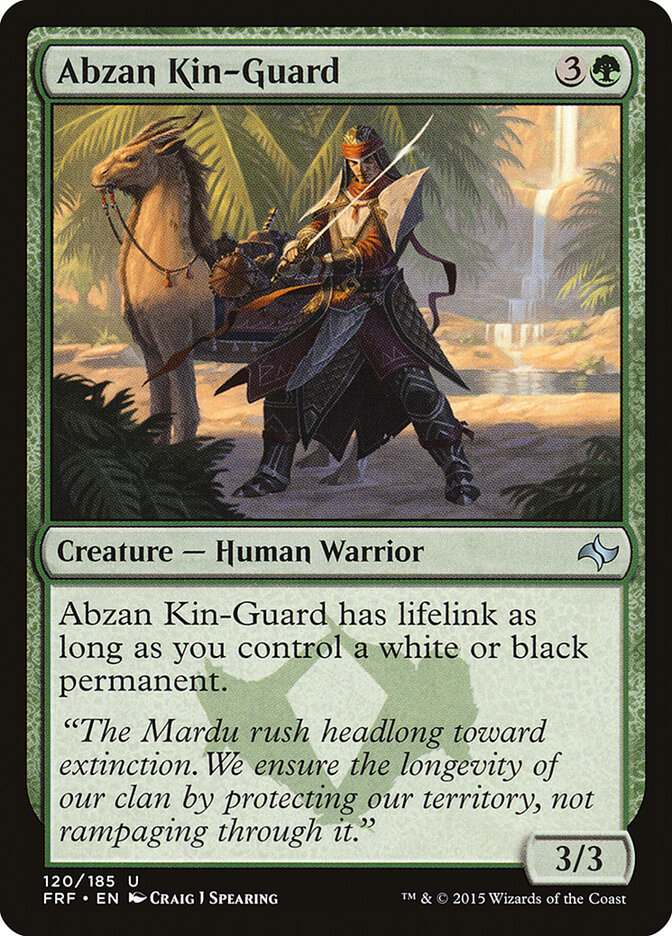 Abzan Kin-Guard card front