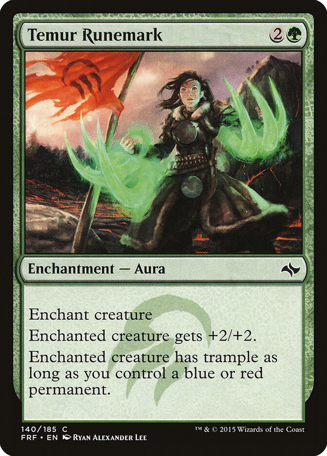 Temur Runemark card front
