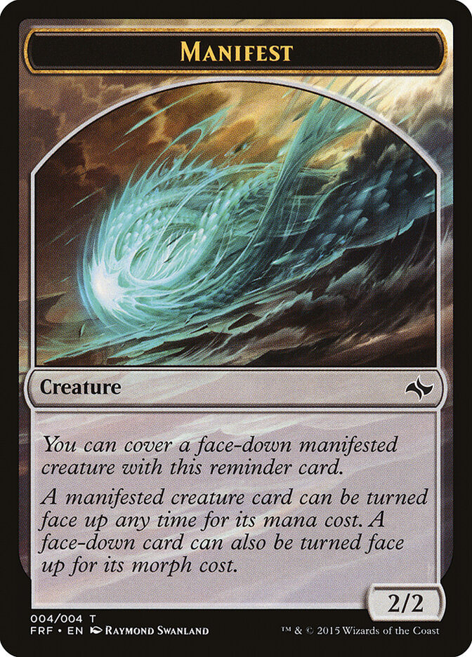 Manifest card front