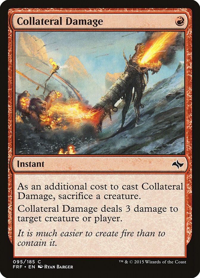 Collateral Damage card front
