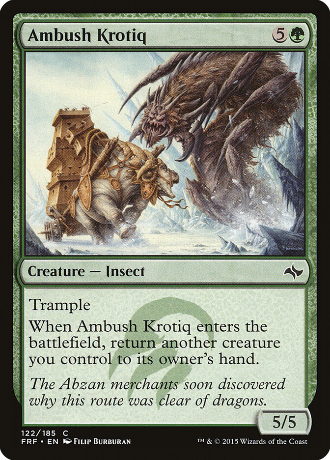 Ambush Krotiq card front