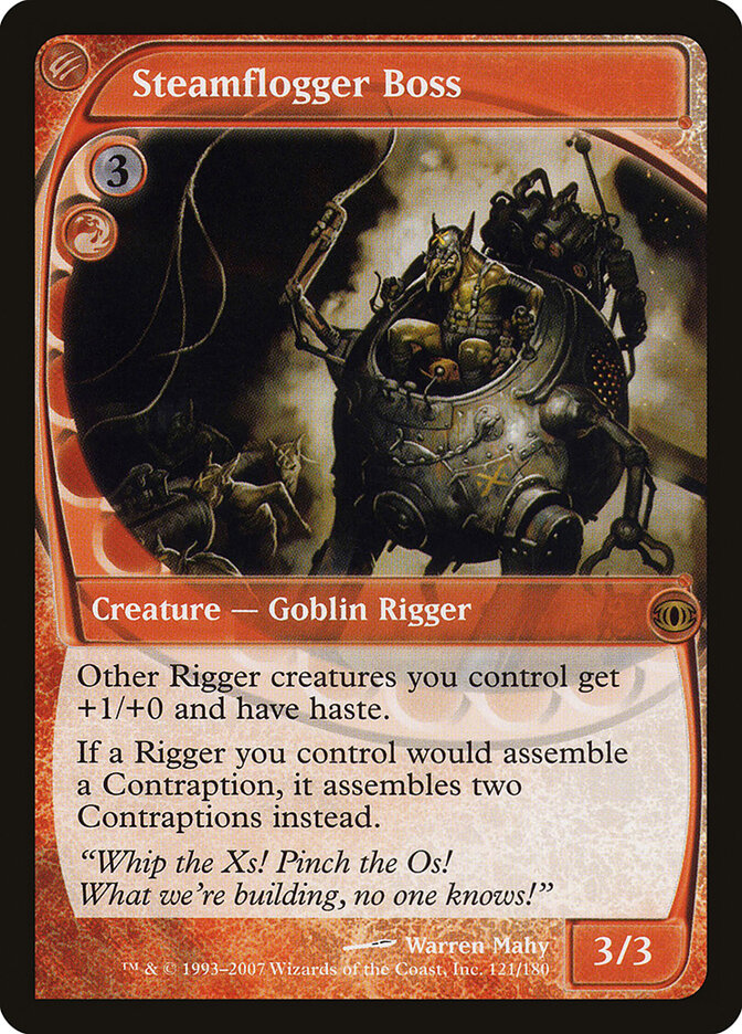 Steamflogger Boss card front