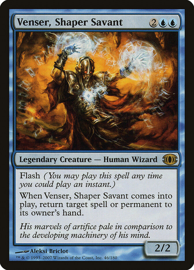 Venser, Shaper Savant card front