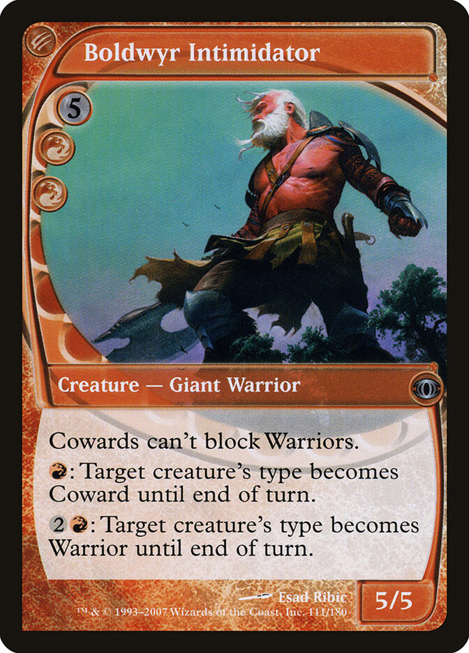 Boldwyr Intimidator card front