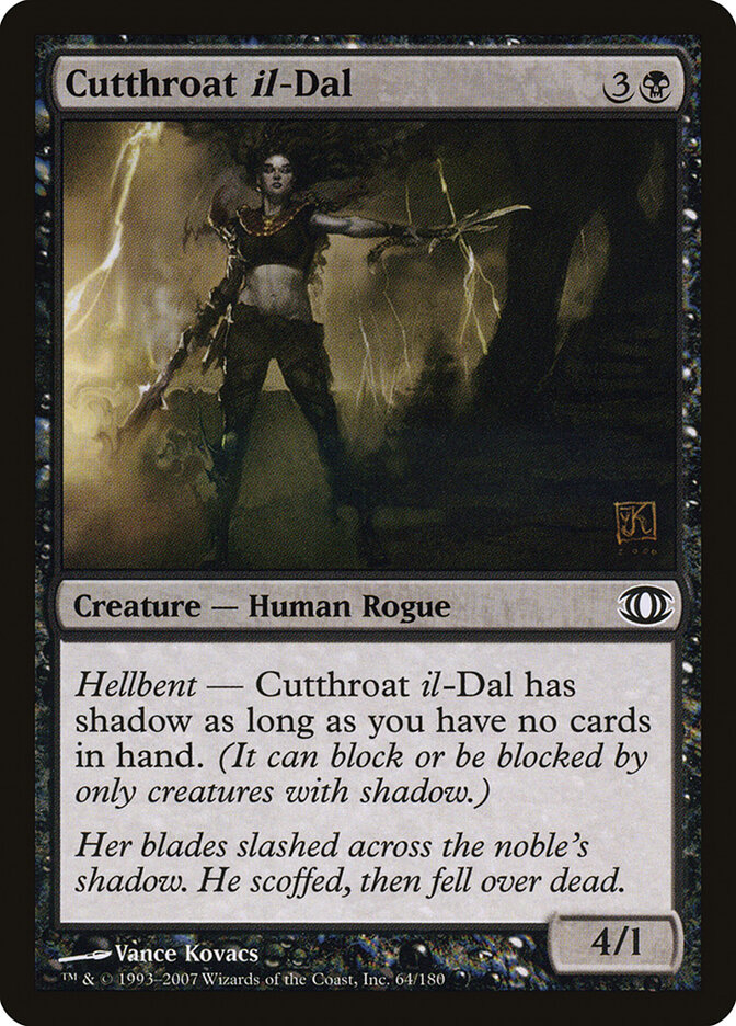 Cutthroat il-Dal card front