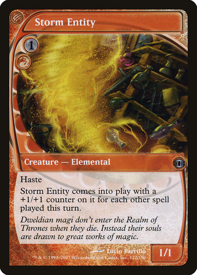 Storm Entity card front