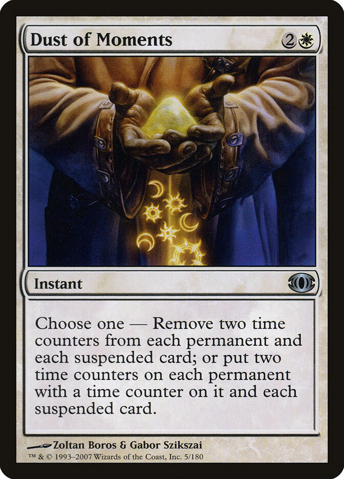 Dust of Moments card front