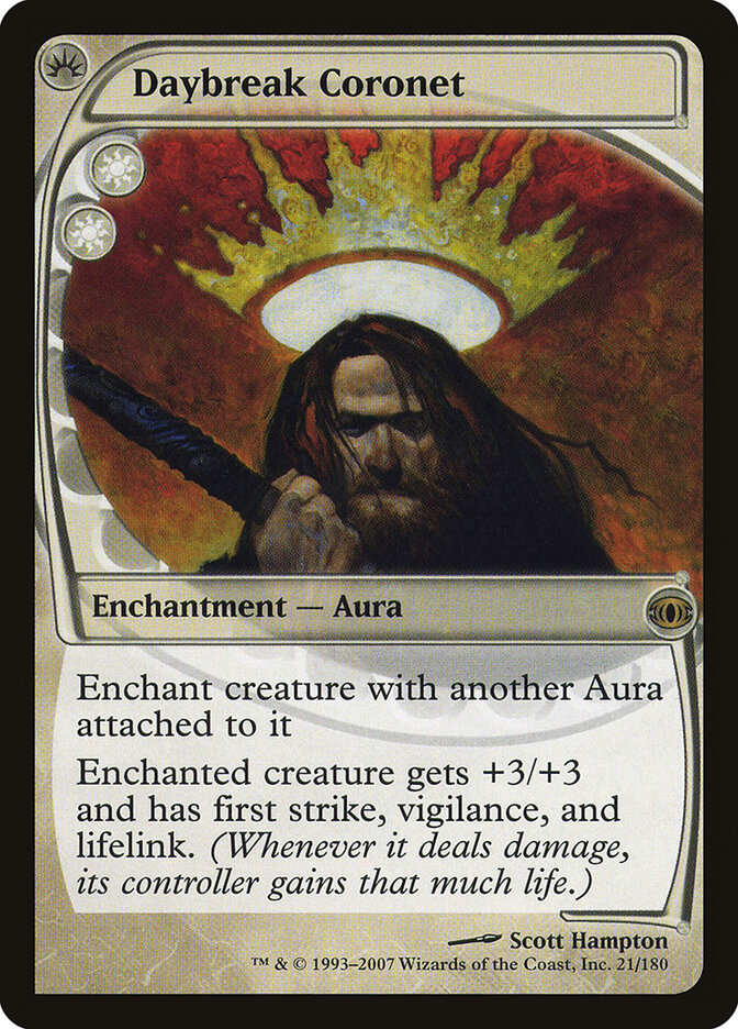 Daybreak Coronet card front