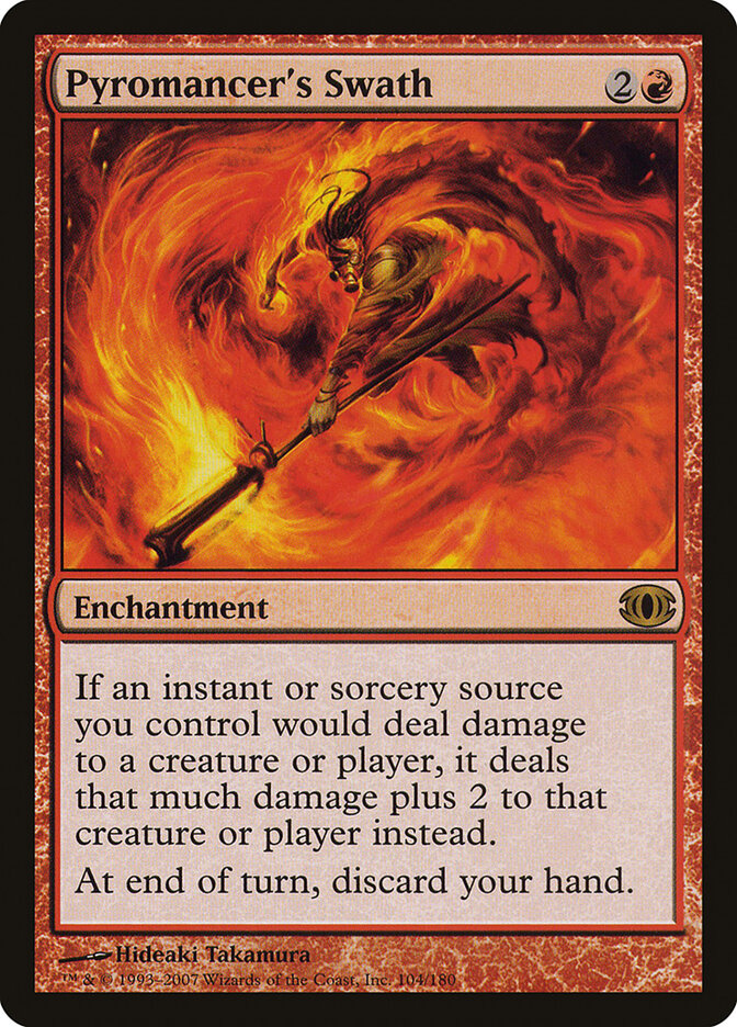 Pyromancer's Swath card front
