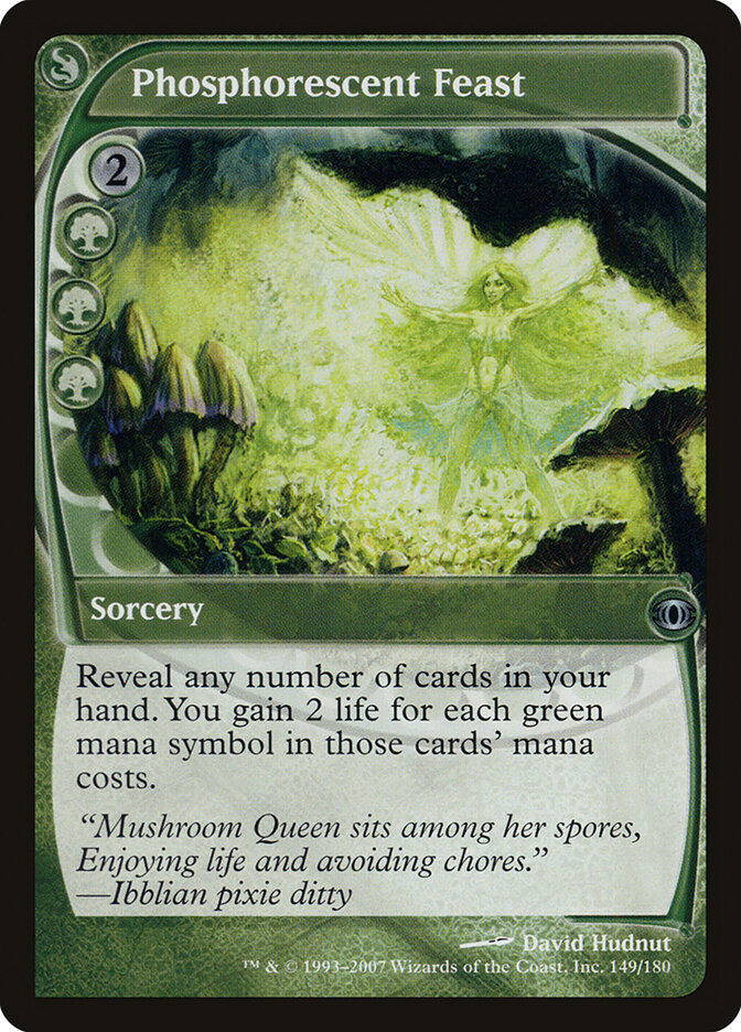 Phosphorescent Feast card front