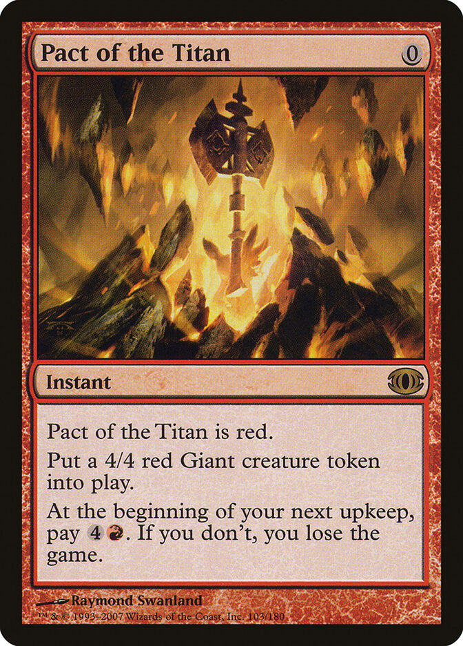 Pact of the Titan card front