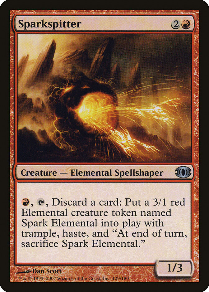 Sparkspitter card front