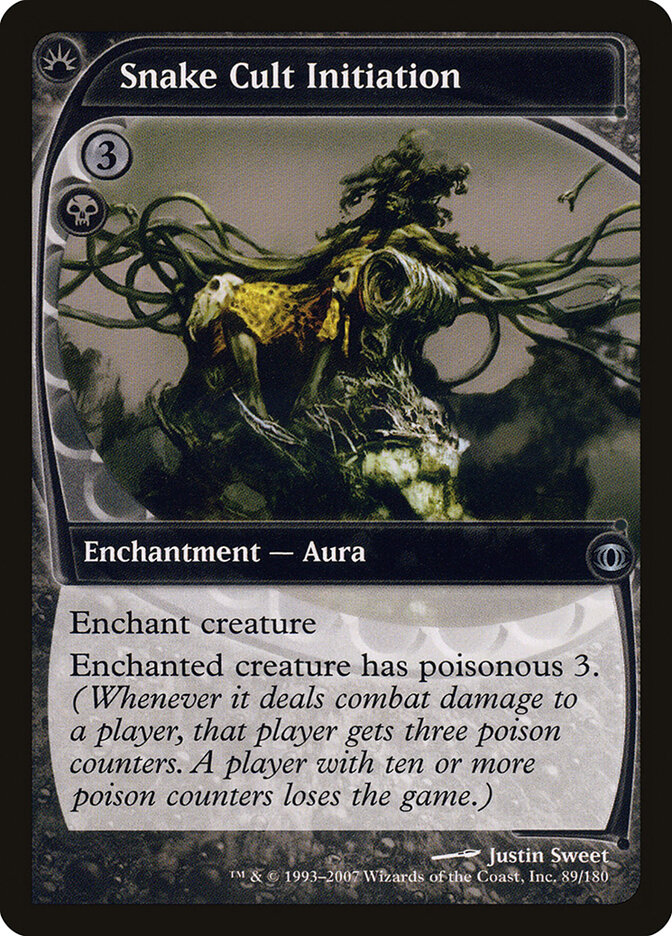 Snake Cult Initiation card front