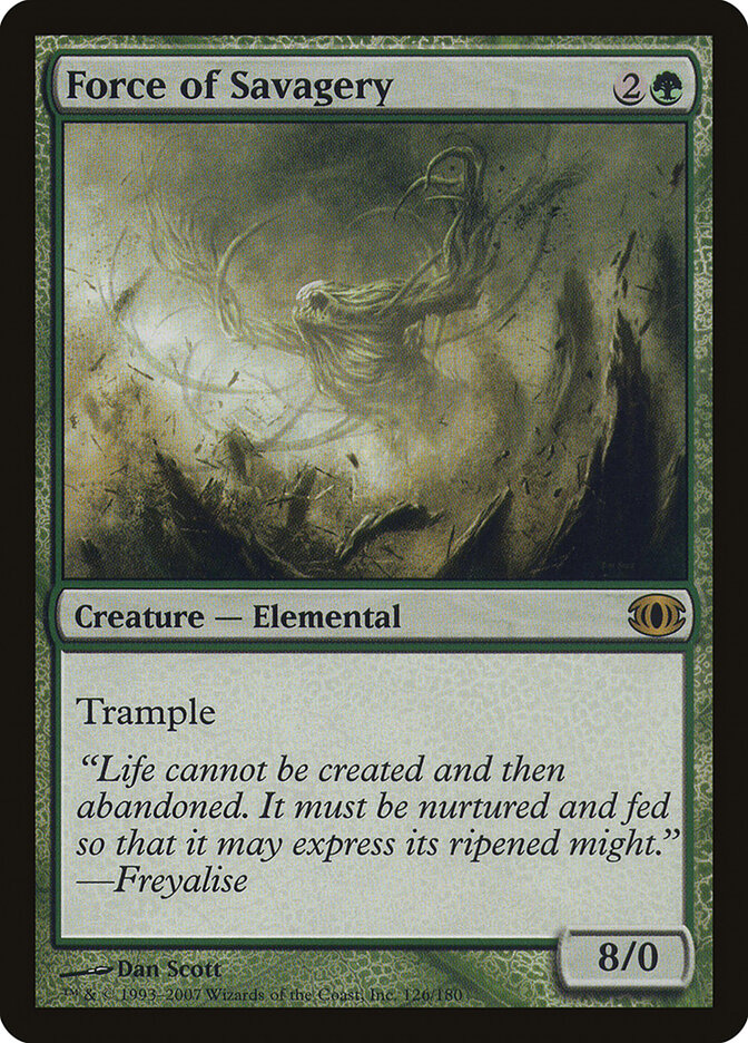 Force of Savagery card front
