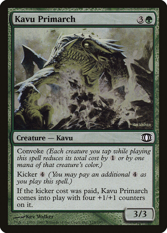 Kavu Primarch card front