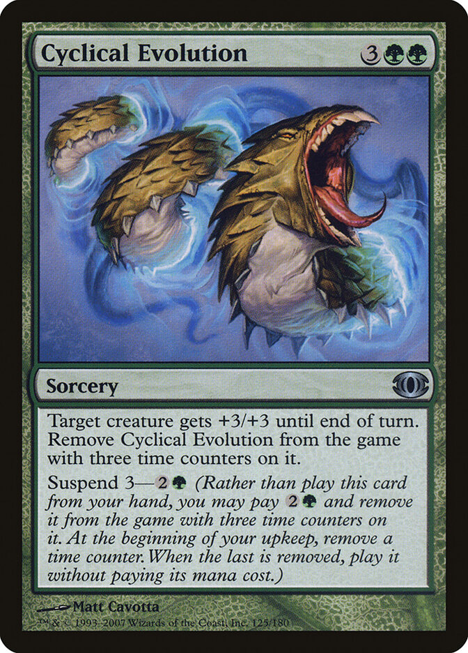 Cyclical Evolution card front