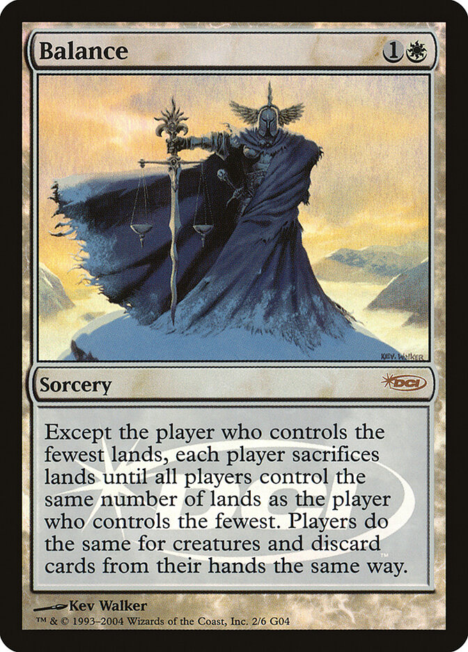 Balance card front