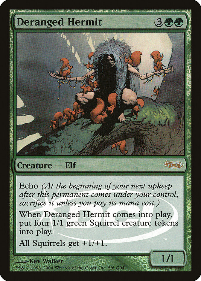 Deranged Hermit card front
