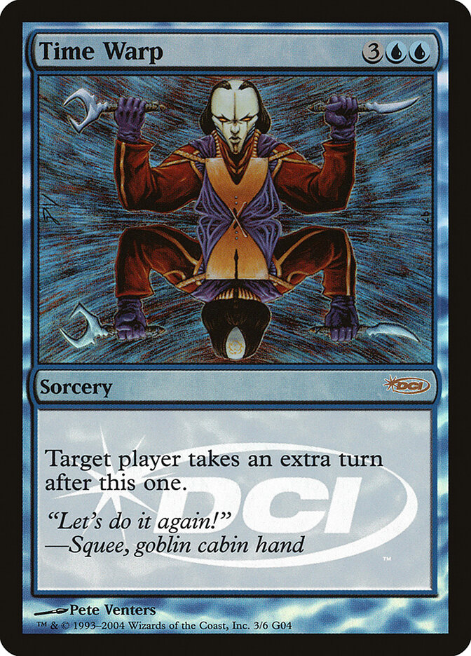 Time Warp card front