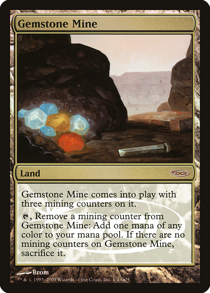 Gemstone Mine card front