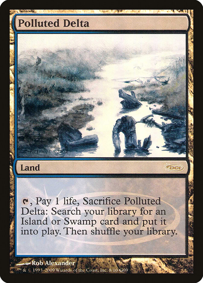 Polluted Delta card front