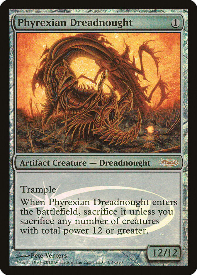 Phyrexian Dreadnought card front