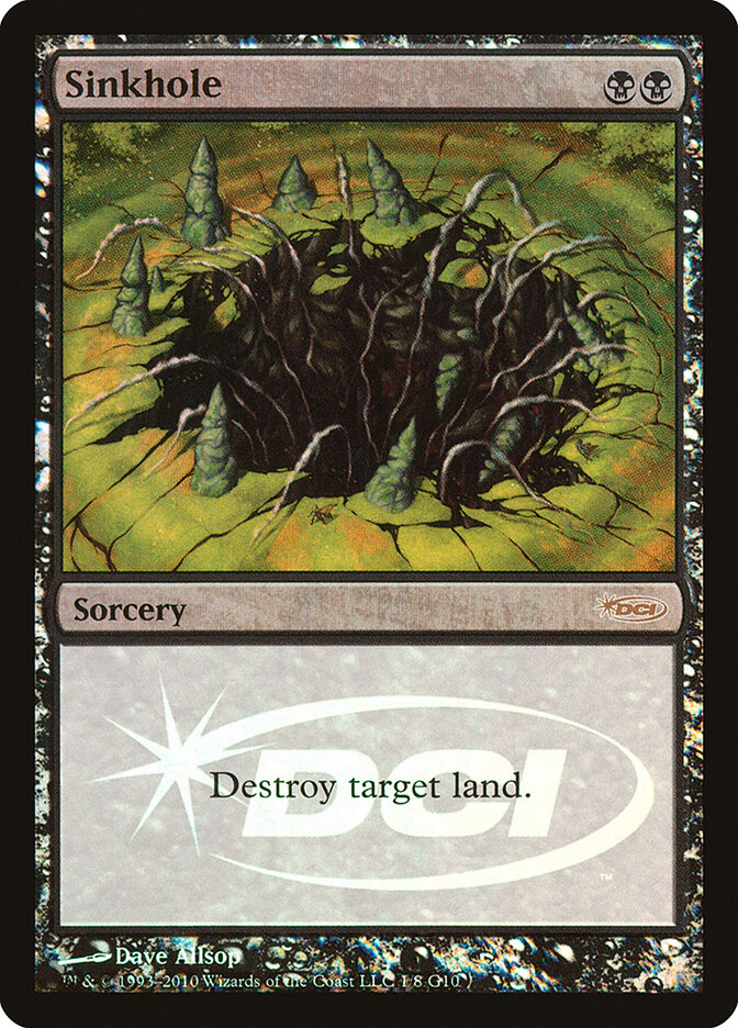 Sinkhole card front