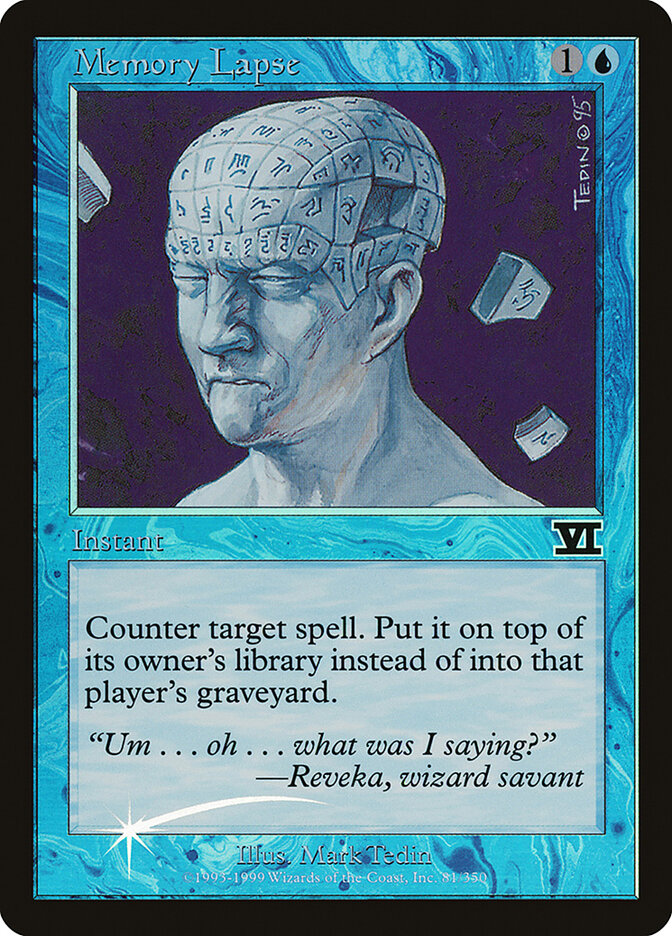 Memory Lapse card front