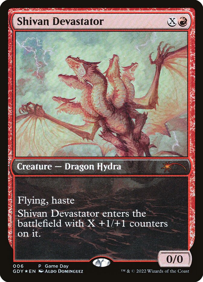 Shivan Devastator card front