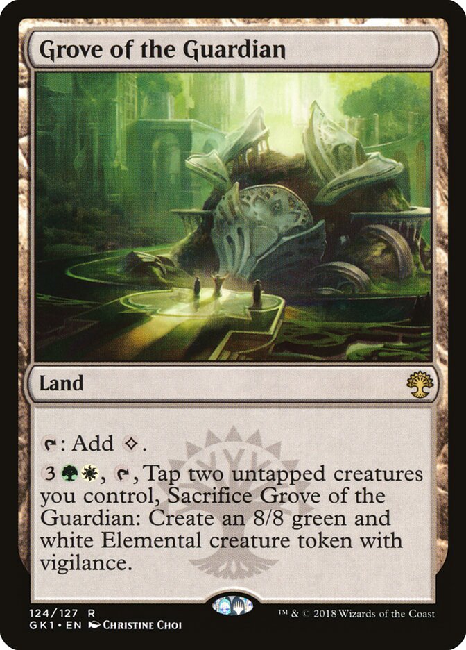 Grove of the Guardian card front