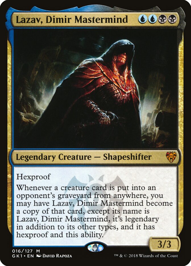 Lazav, Dimir Mastermind card front