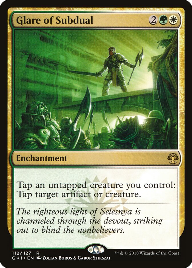 Glare of Subdual card front