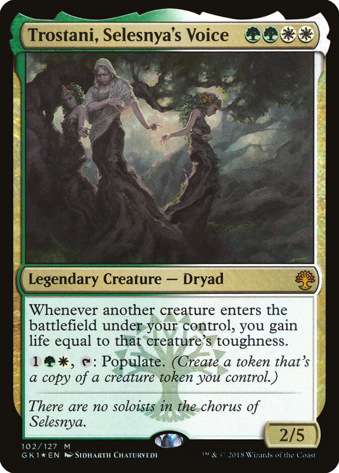 Trostani, Selesnya's Voice card front