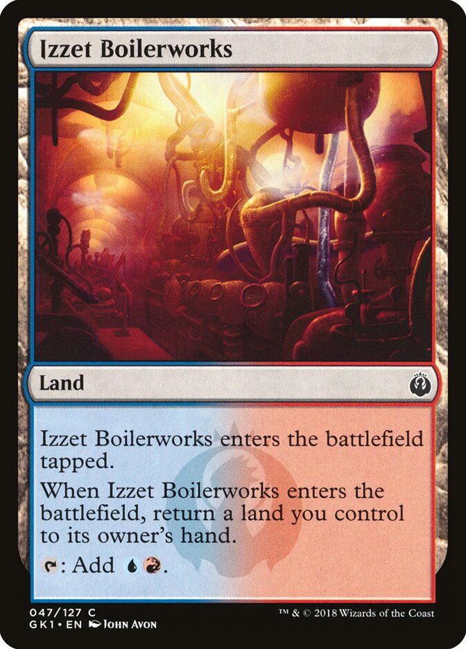Izzet Boilerworks card front