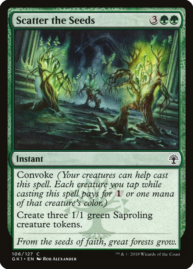 Scatter the Seeds card front