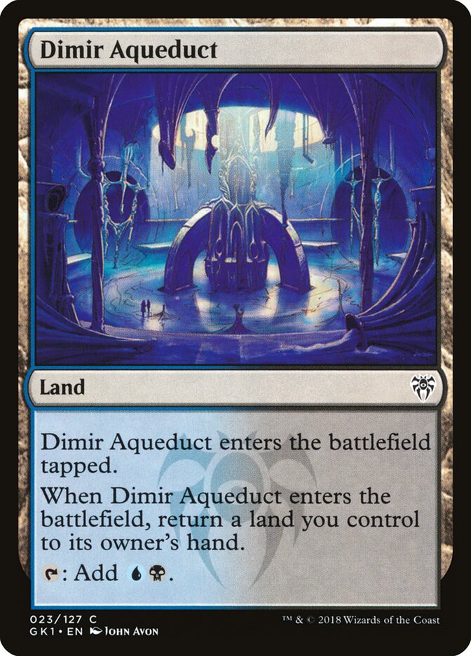 Dimir Aqueduct card front