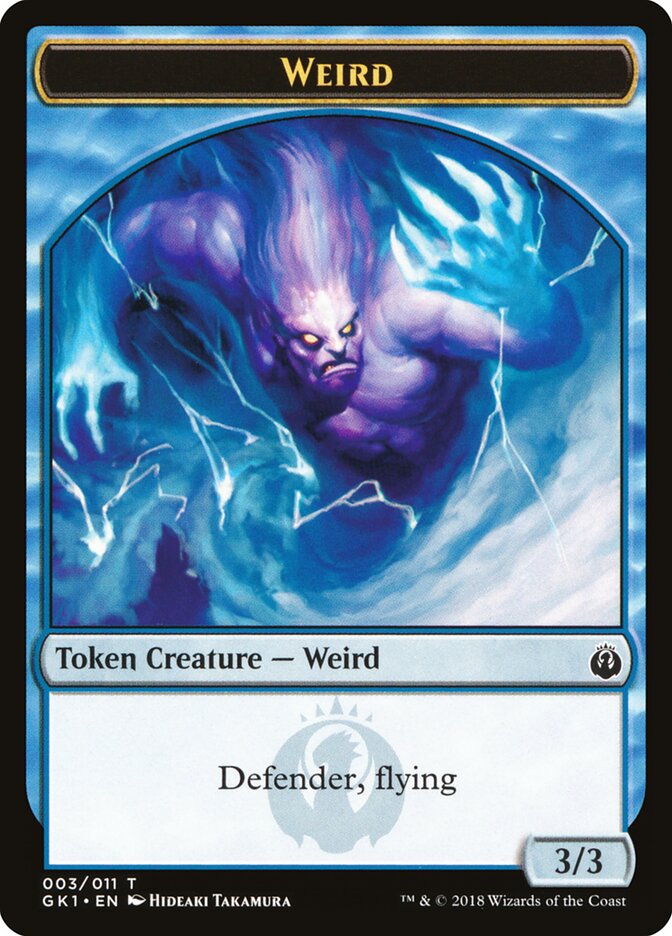 Weird card front