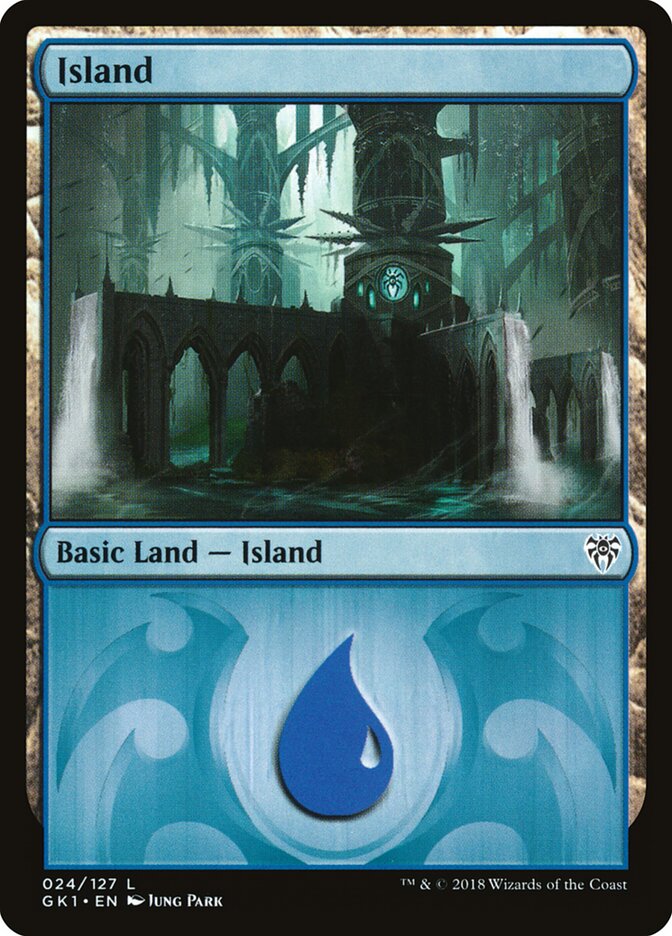 Island card front