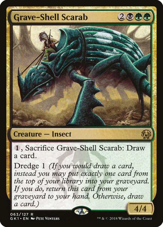Grave-Shell Scarab card front