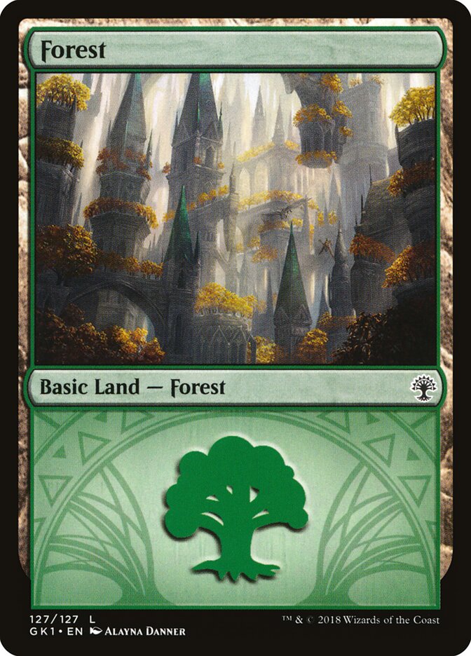 Forest card front