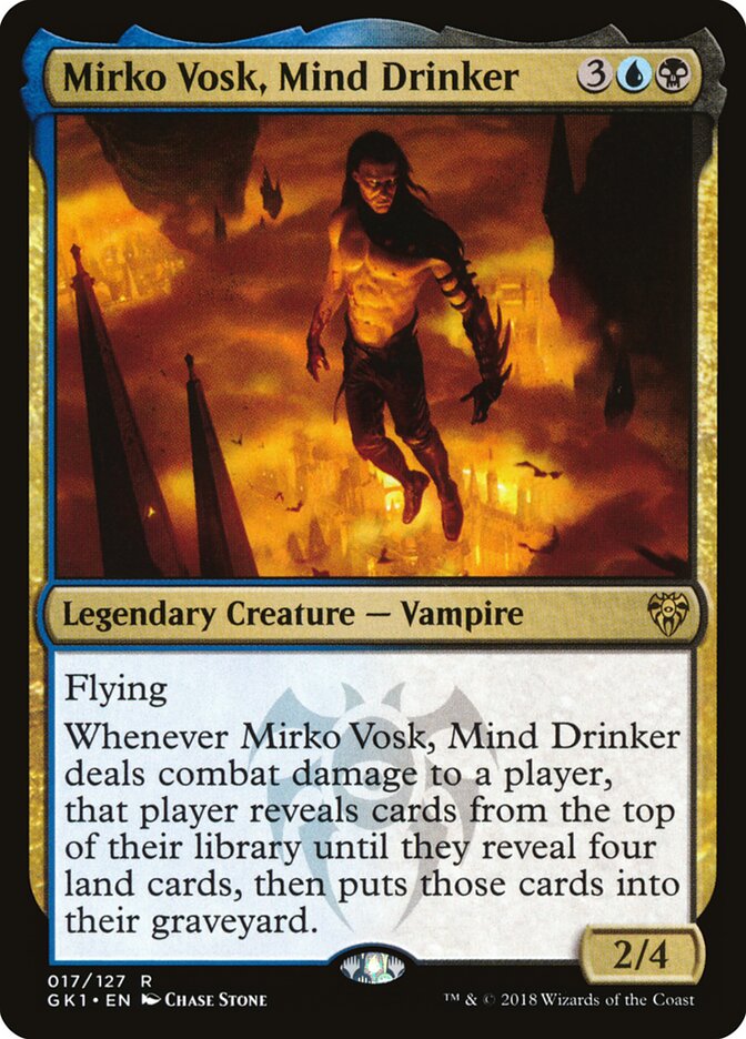 Mirko Vosk, Mind Drinker card front