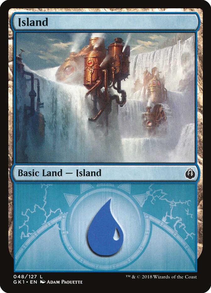 Island card front