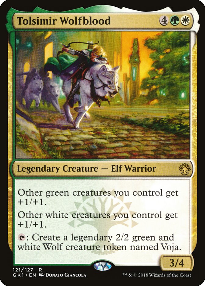 Tolsimir Wolfblood card front