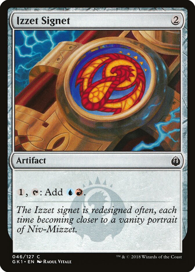 Izzet Signet card front