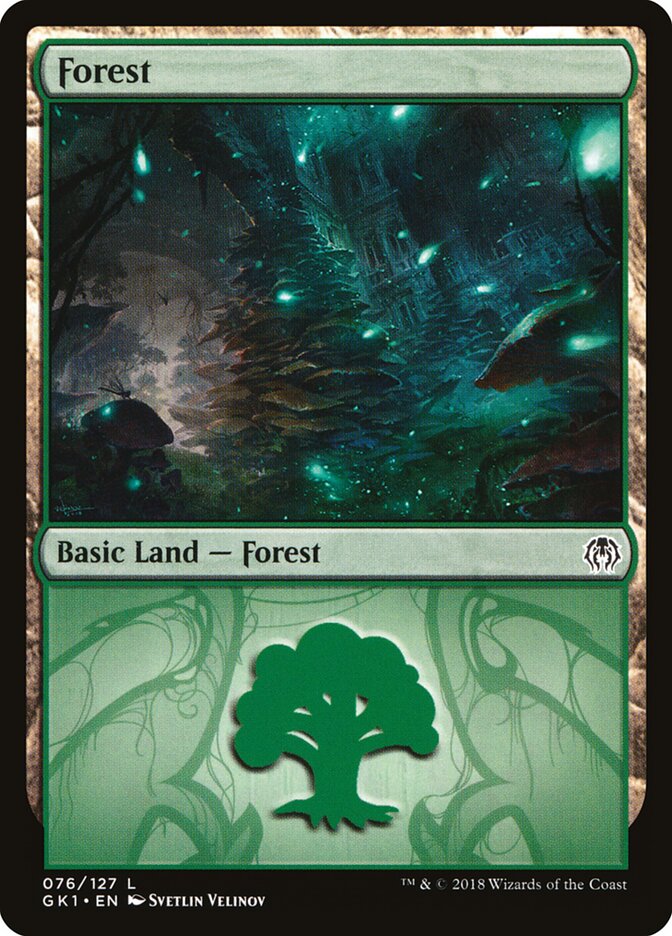 Forest card front