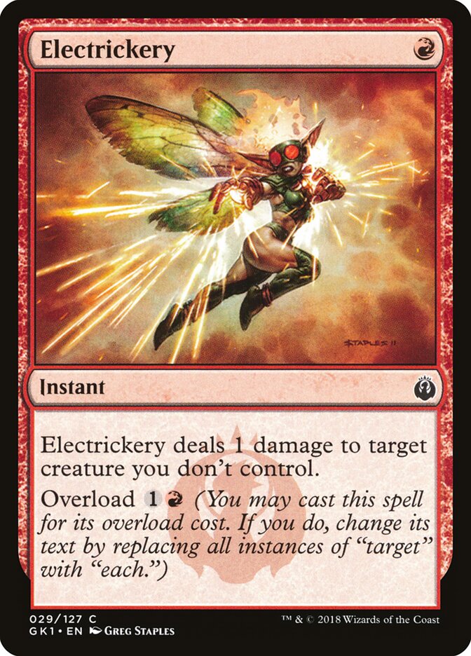 Electrickery card front